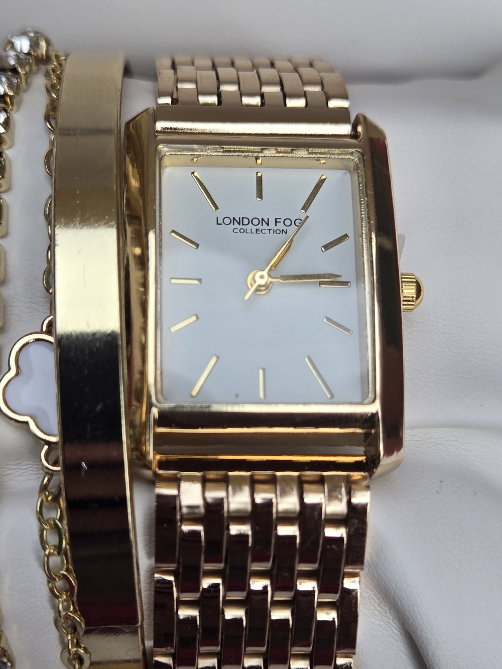 London FogGold-Tone Women's Bracelet Watch NWT